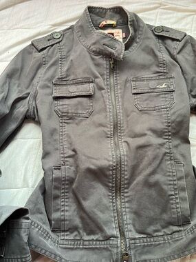 vintage military-style cargo jacket from Hollister.